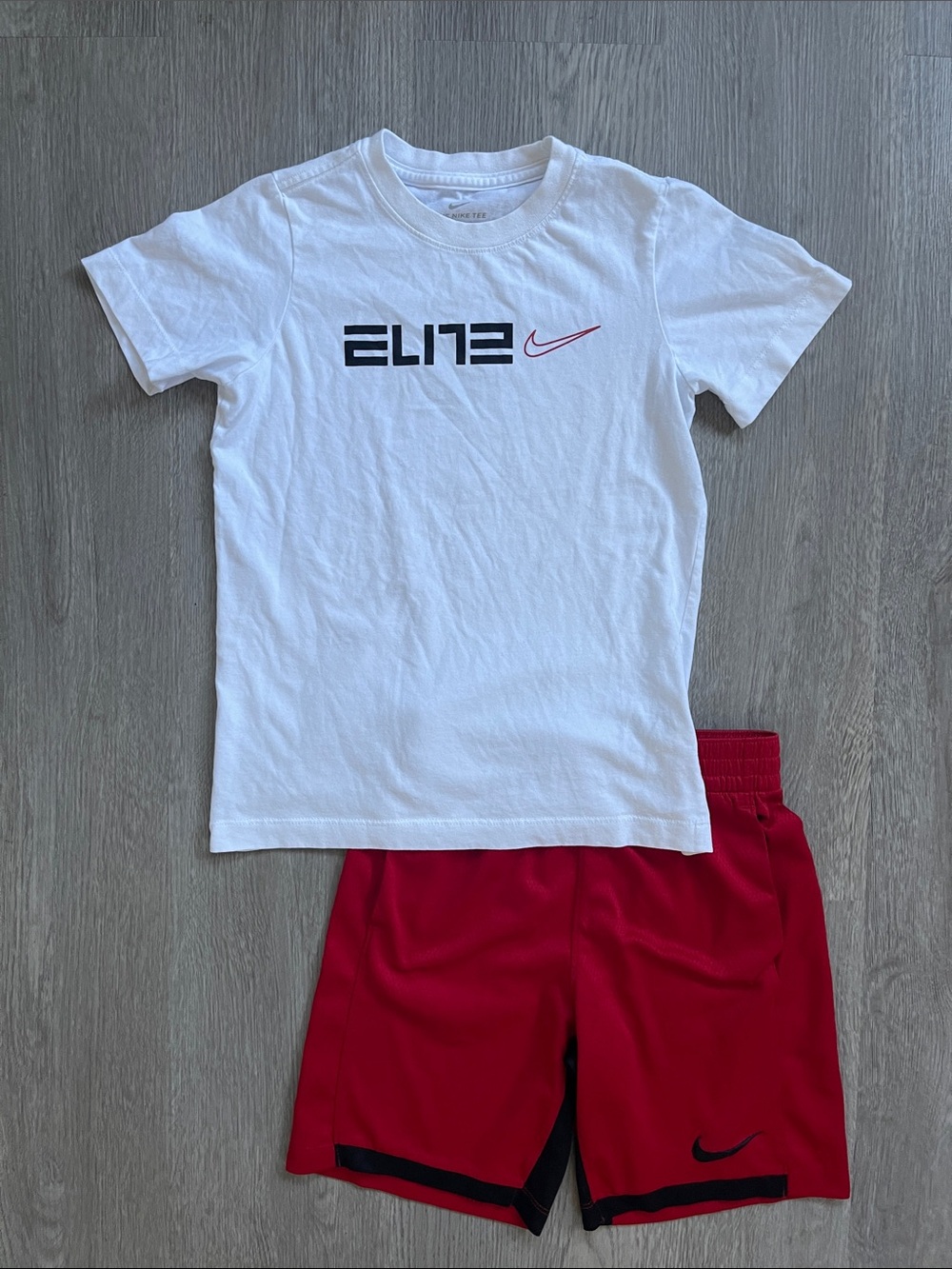 Elite Nike Kids Boys T-Shirt & Shorts Set